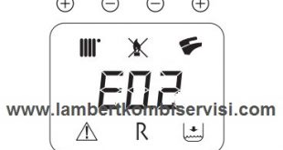 Lambert Kombi E02 Arıza Kodu ve Çözümü
